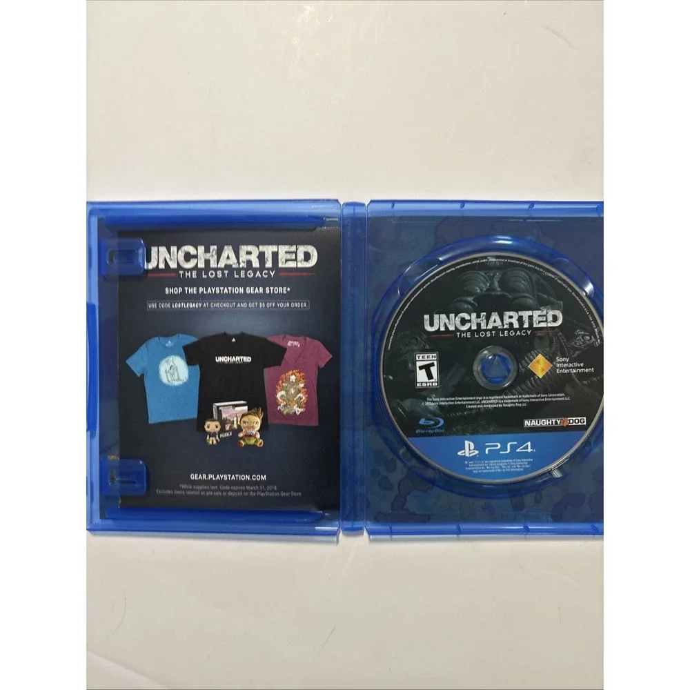 Uncharted: The Lost Legacy Sony Playstation 4 PS4 2017 EUC
